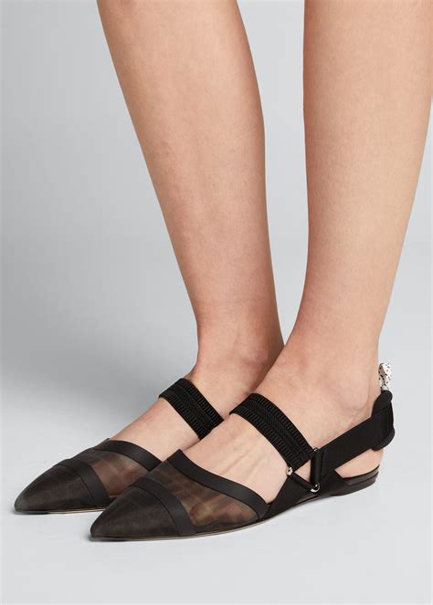 fendi colibrì flats